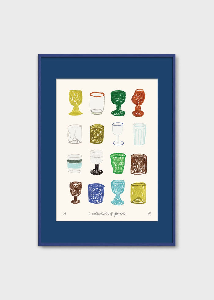 A Collection of Glasses by Isabelle Vandeplassche