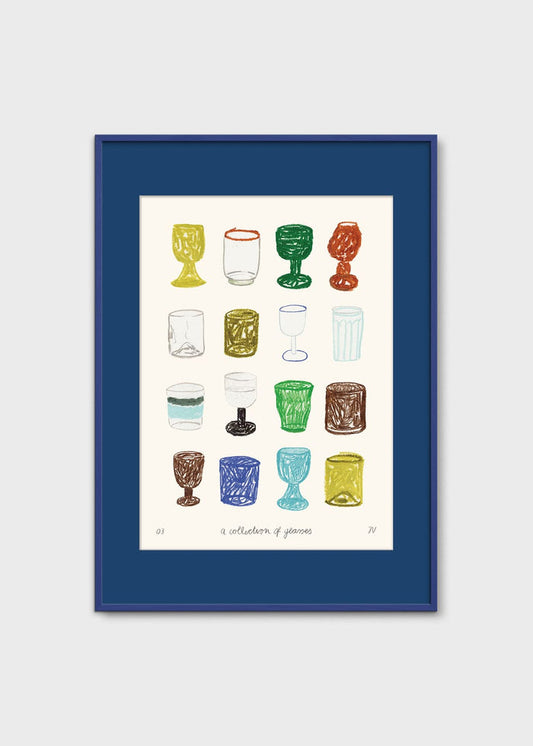 A Collection of Glasses by Isabelle Vandeplassche