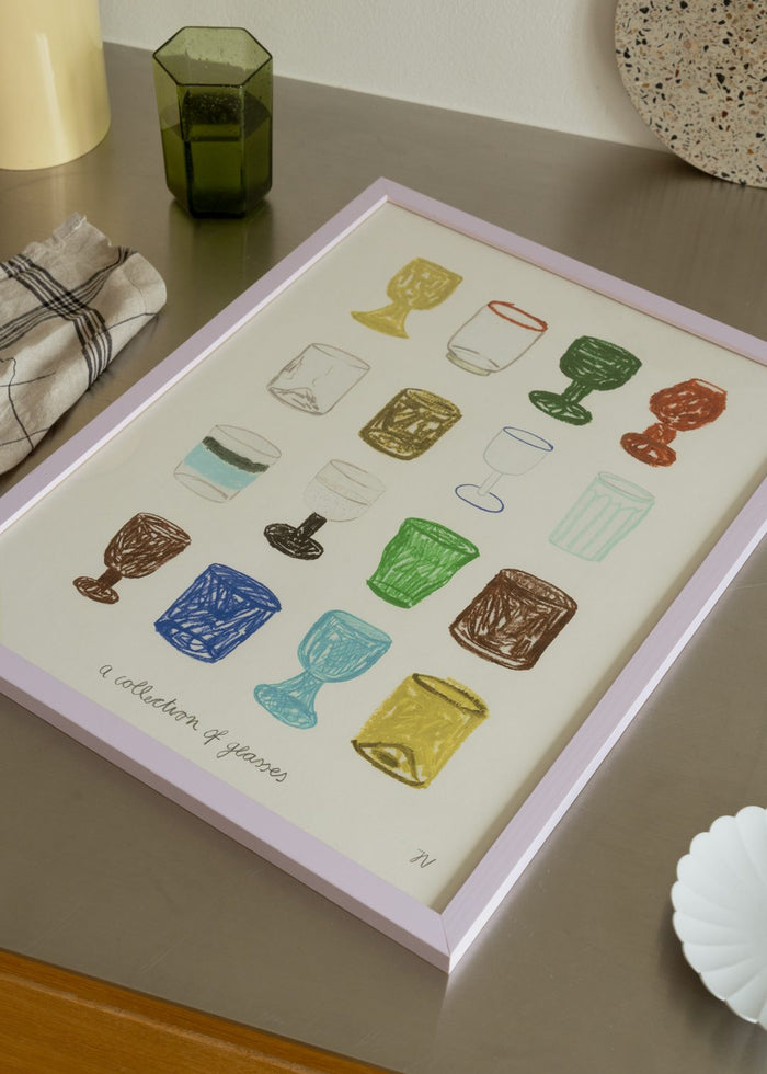 A Collection of Glasses by Isabelle Vandeplassche