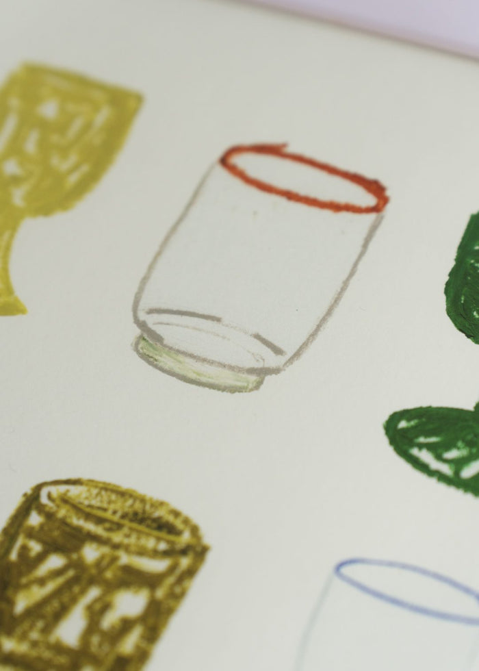 A Collection of Glasses by Isabelle Vandeplassche