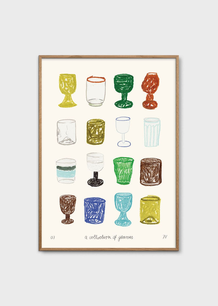 A Collection of Glasses by Isabelle Vandeplassche