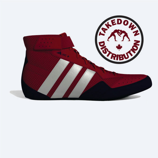 Adidas Shoe Wrestling HVC PLUS Kids Youth Red/Silver/Navy
