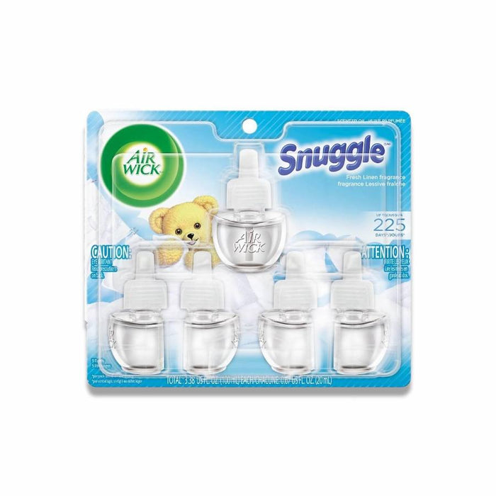 Air Wick - Scented Oil, Snuggle Fresh Linen - 3.38 Oz - (5 Ct Each) - 5 Pack