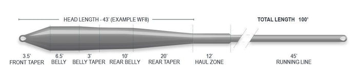 Airflo Superflo Max Cold Saltwater Universal fly line - detail view