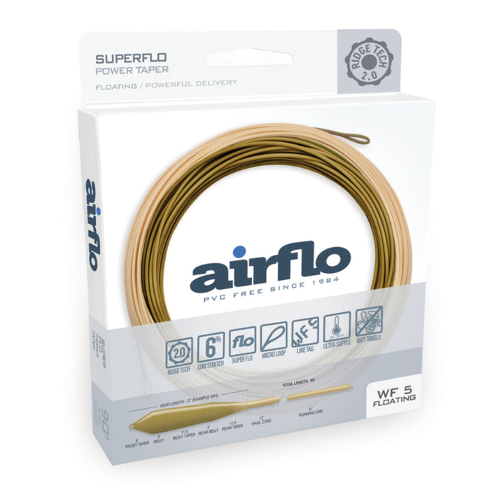 Airflo Superflo Power Taper freshwater fly line