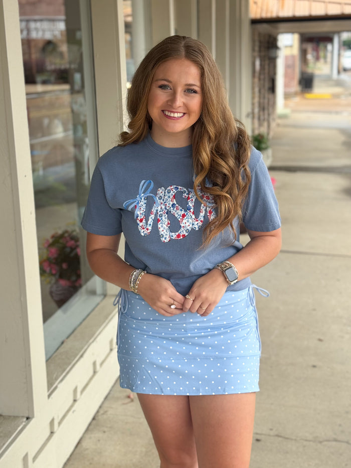 All-American Darling Skort BLUE