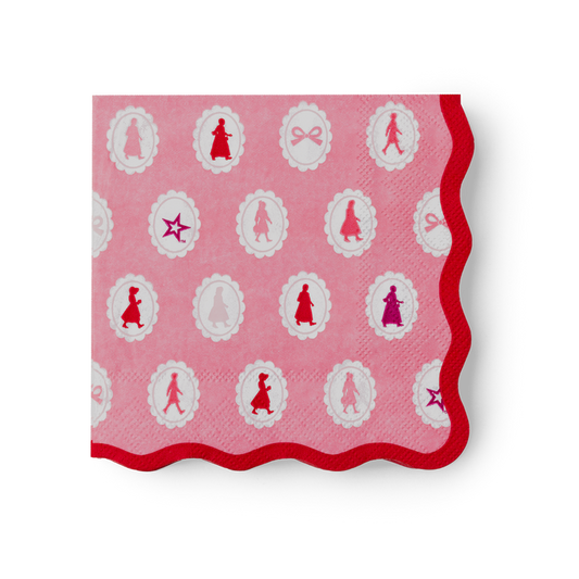 American Girl™ x Bonjour Fête Classic Characters Small Napkins (Set of 20)
