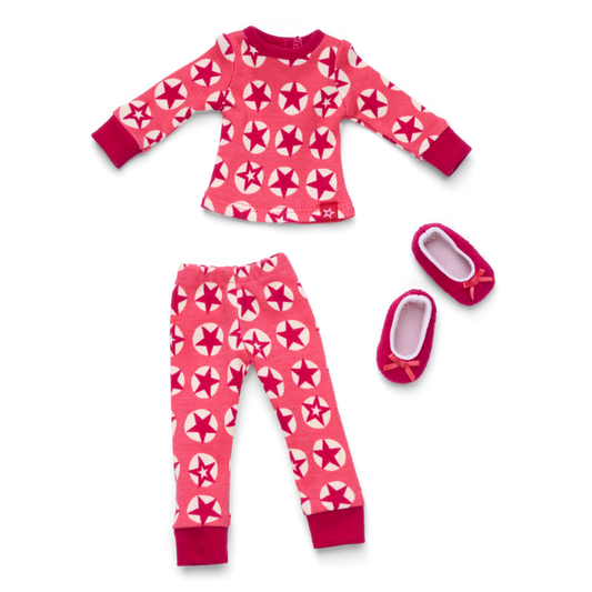 American Girl® x Hanna Andersson Berry Bright Stars Pajamas for 14.5-inch Dolls