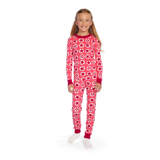 American Girl® x Hanna Andersson Berry Bright Stars Pajamas for Little Girls & Girls