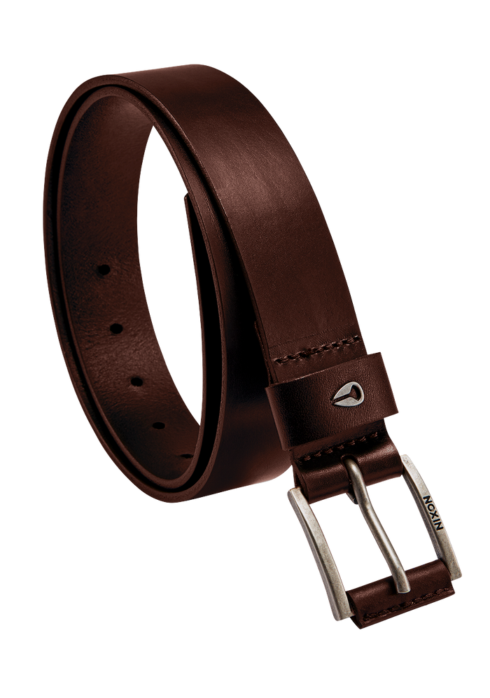 Americana Leather Belt - Dark Brown