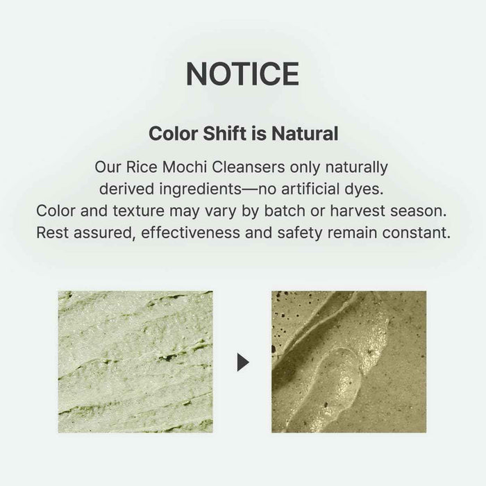 Arencia Fresh Green Rice Mochi Cleanser - Hydrating & Deep Pore Care - Face Cleanser - Arencia -- United Arab Emirates -- Pinky Cosmetics