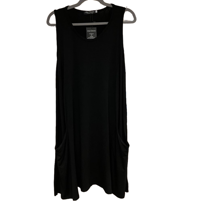 ARISA Bamboo Tank Top A-Line Dress - Small/Medium