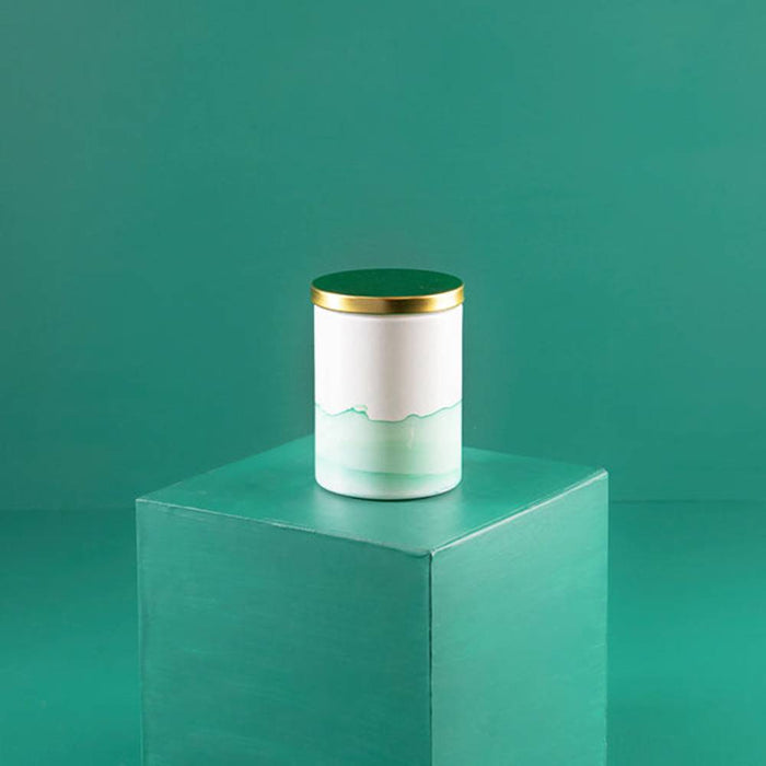 aqua handmade soy candle, Art Candle