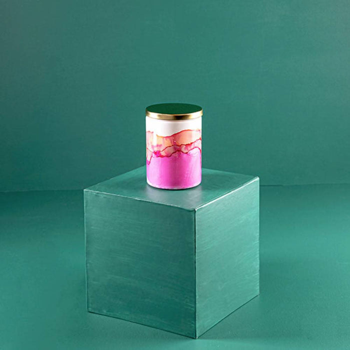 links handmade soy candle, Art Candle