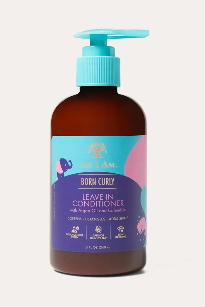 AS I AM BORN CURLY LEAVE-IN CONDITIONER 8oz AS I AM