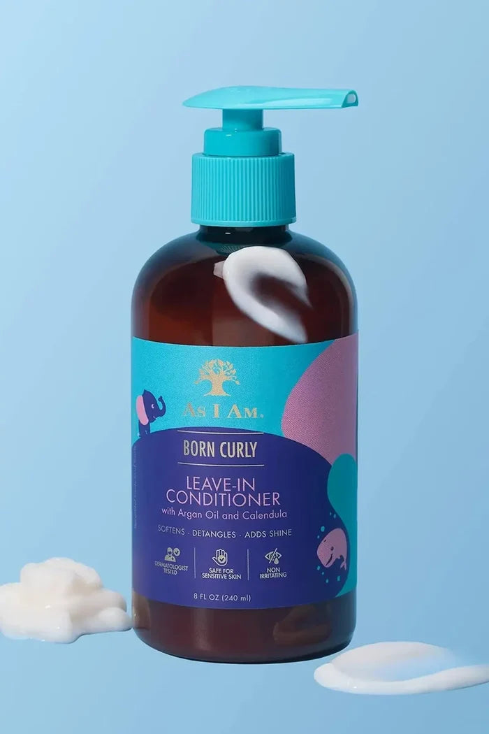 AS I AM BORN CURLY LEAVE-IN CONDITIONER 8oz AS I AM