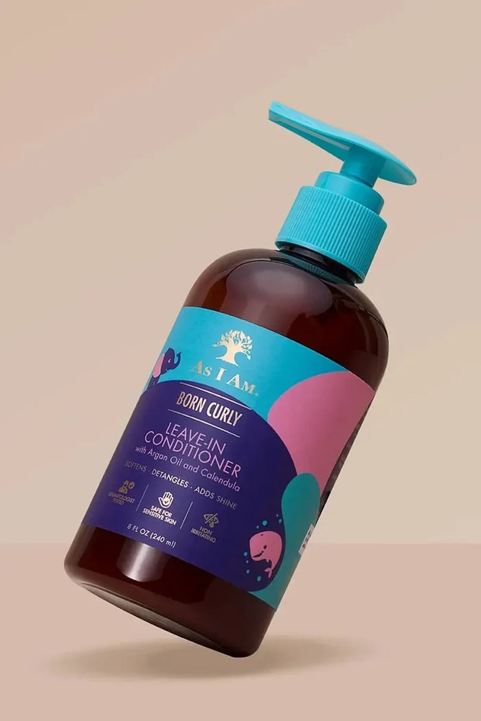 AS I AM BORN CURLY LEAVE-IN CONDITIONER 8oz AS I AM