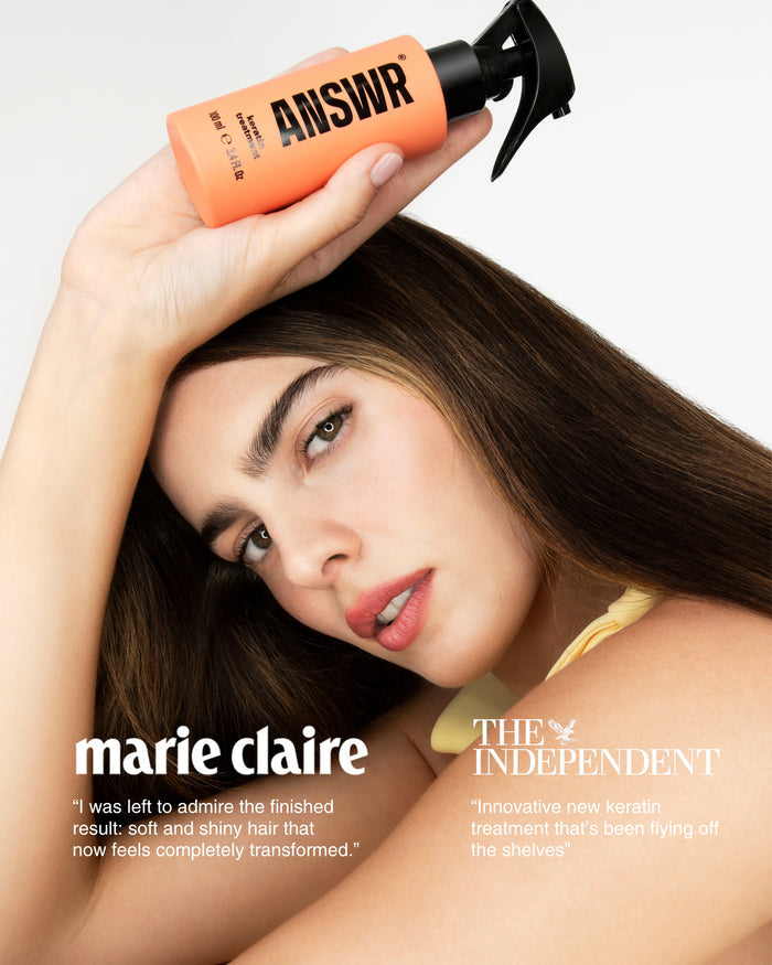 At-home keratin treatment kit + Flyaway control stick