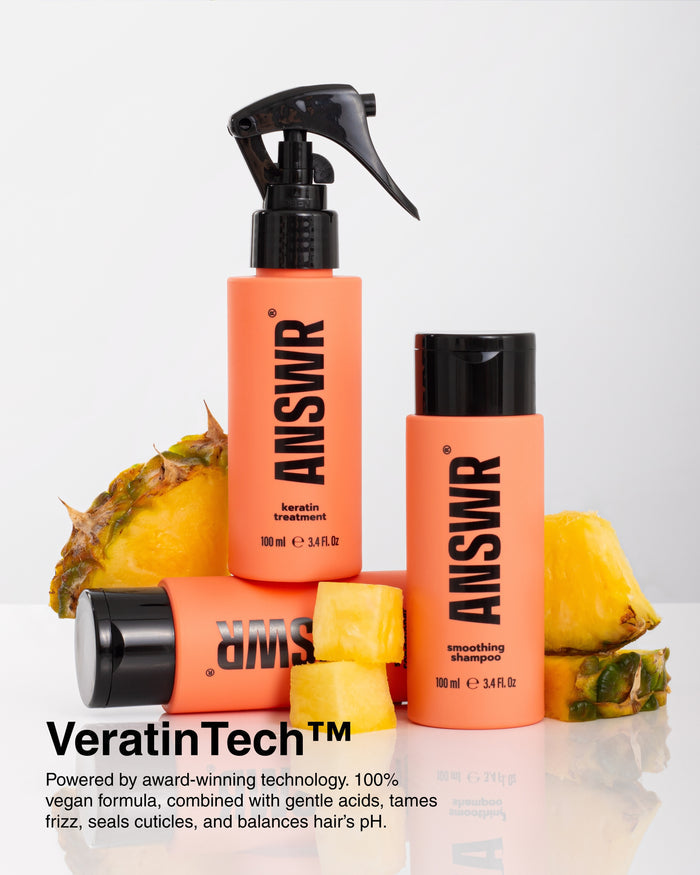 At-home keratin treatment kit + Shampoo & conditioner