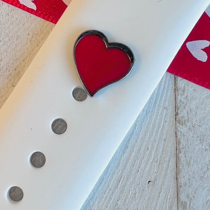 Band Charms 1pc. Red Hot Heart