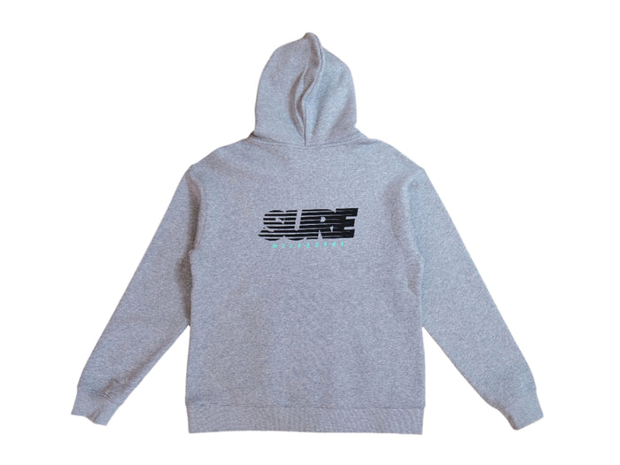 Banner Racing 1/2 Zip Hood Heavy Fleece - Grey / Black