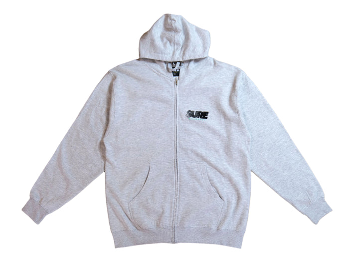 Banner Racing Zip Hood Fleece - Grey / Black