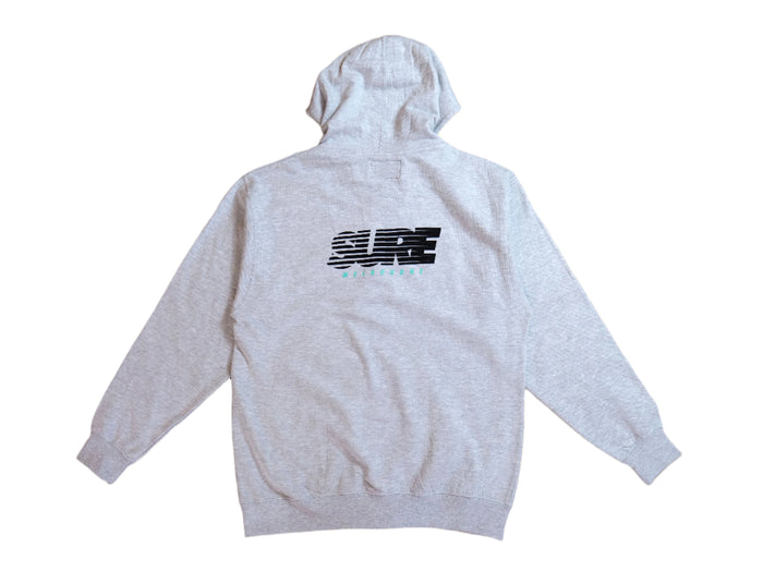 Banner Racing Zip Hood Fleece - Grey / Black