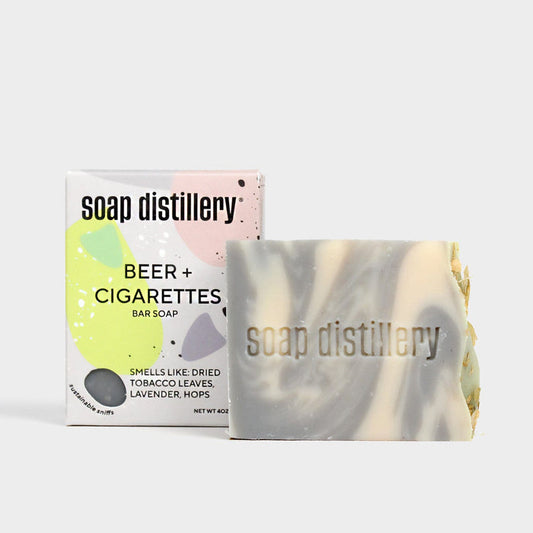 Soap Distillery Beer + Cigarettes Bar Soap
