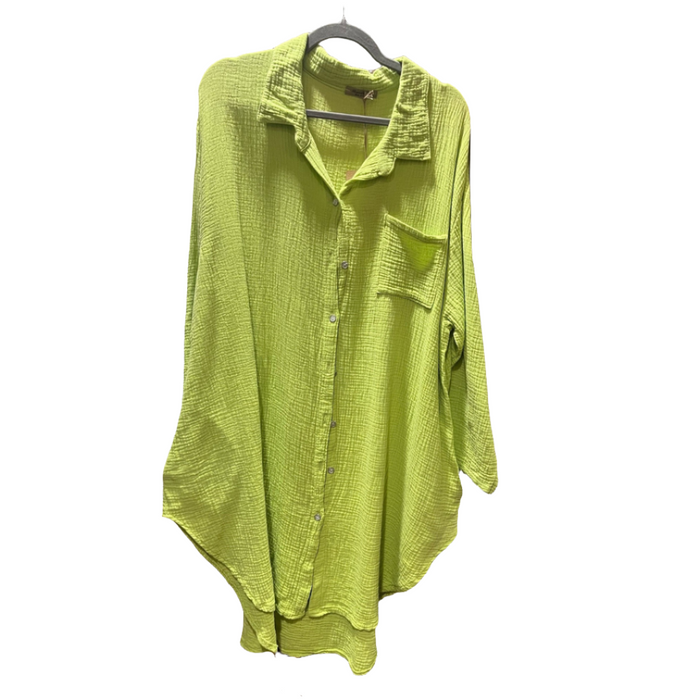 BEYOND CAPRI Cotton 3/4 Shirt Dress