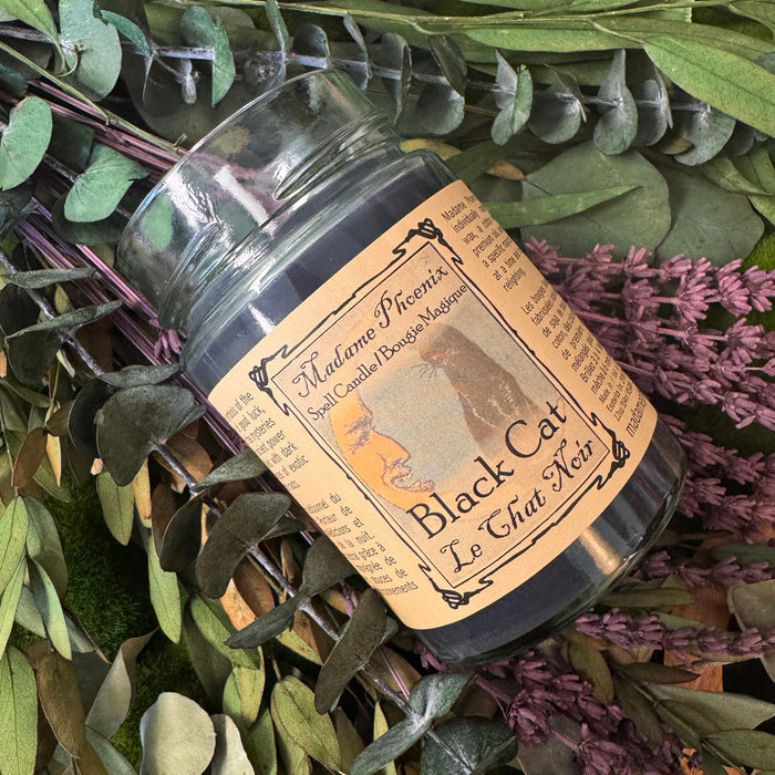 Black Cat Spell Candle