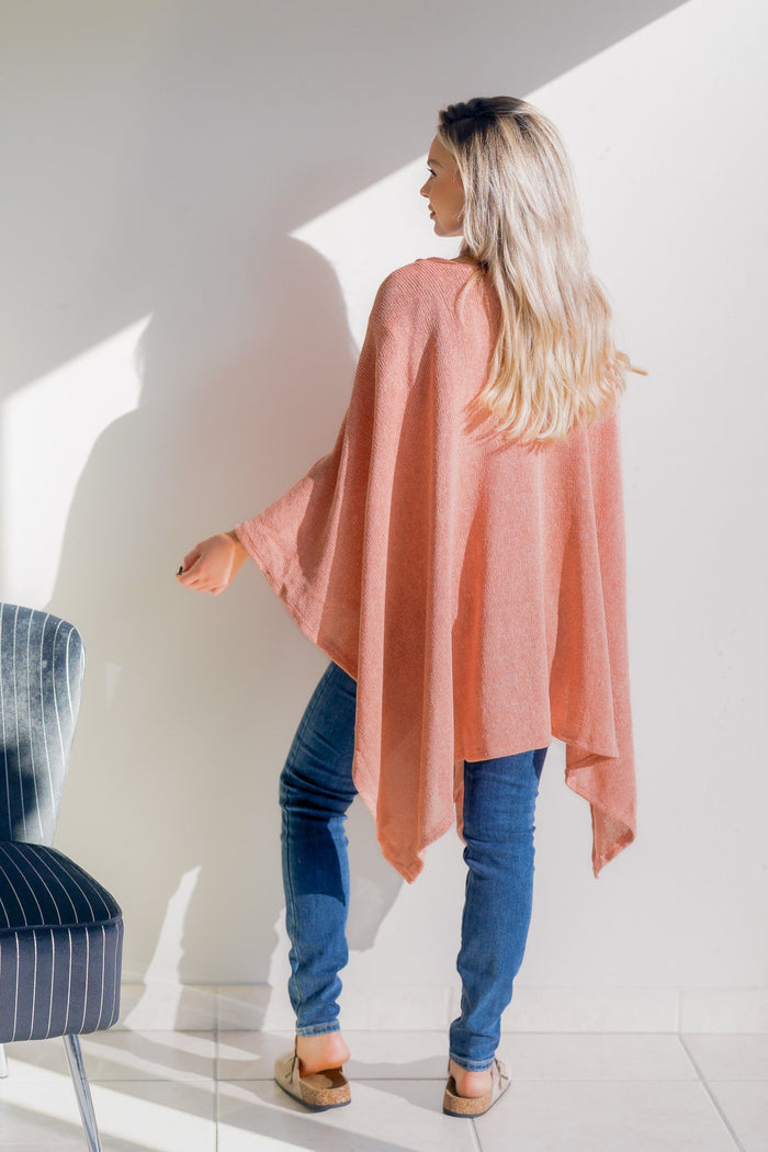 Blush Whisper Poncho