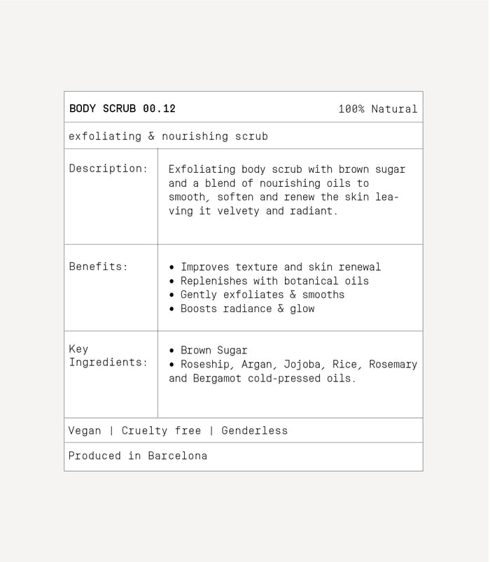 Body Scrub 00.12