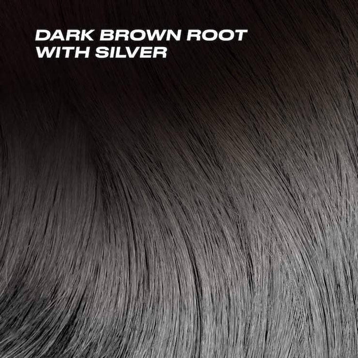 Dark Brown Root with Silver