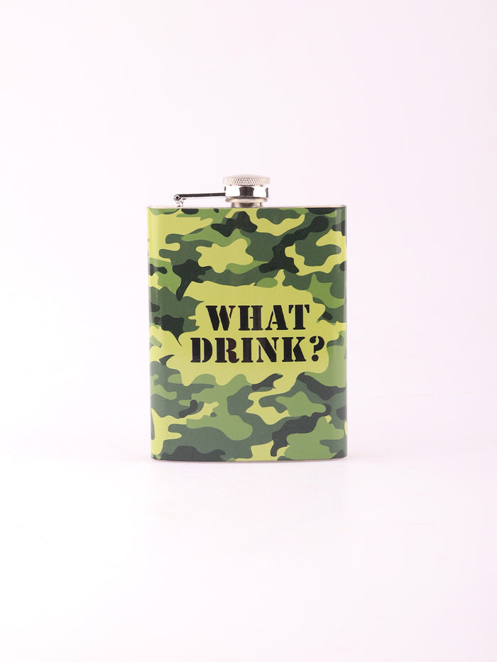 Camo Metal Flask 8oz | One Colour-Image 2