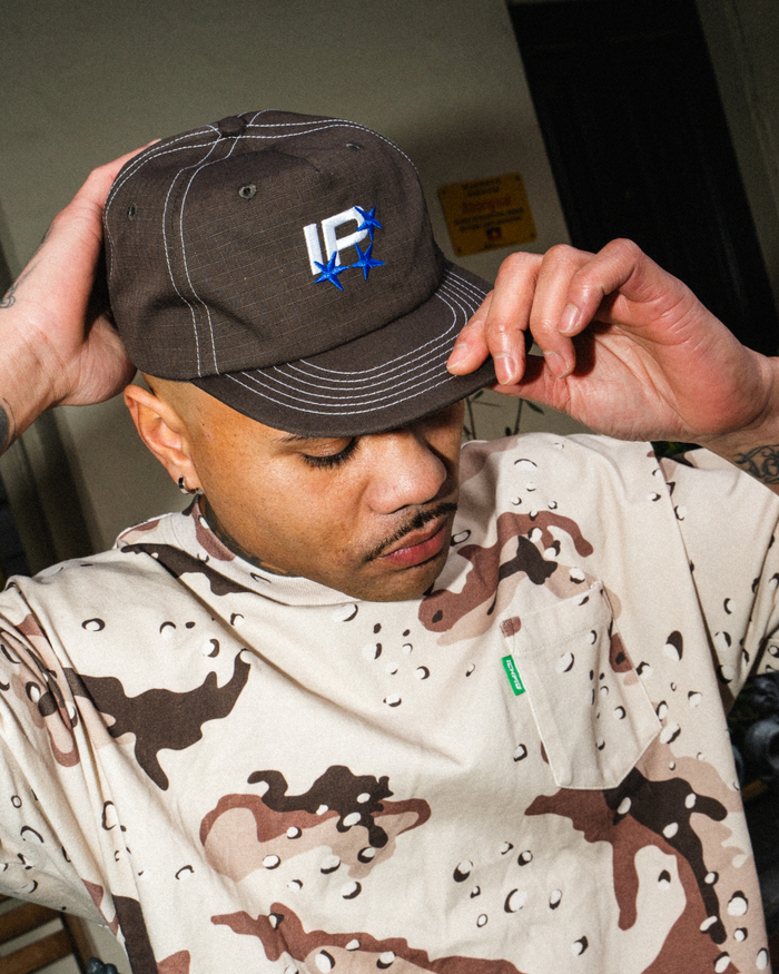 Capital Snapback Hat - Dark Brown