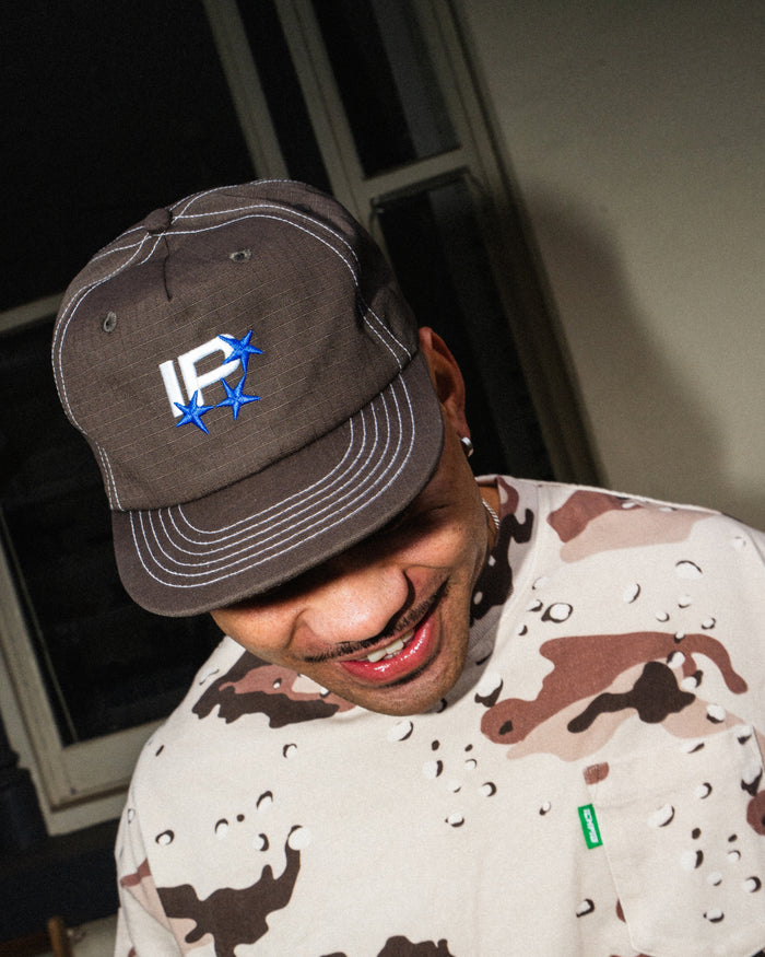 Capital Snapback Hat - Dark Brown