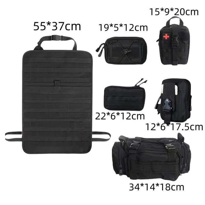 Car Universal Rear Seat Six-piece Set
