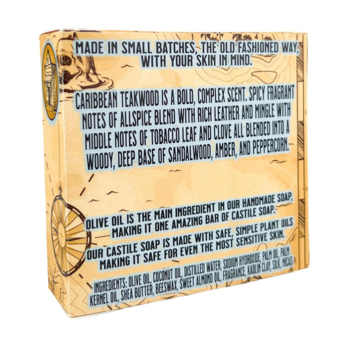 Caribbean Teakwood Bar Soap - Old Town Soap Co.