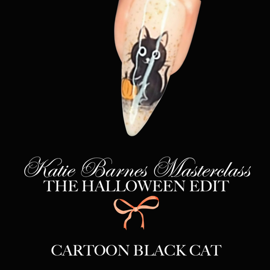Cartoon Black Cat Nail Art Masterclass – Cute & Spooky
