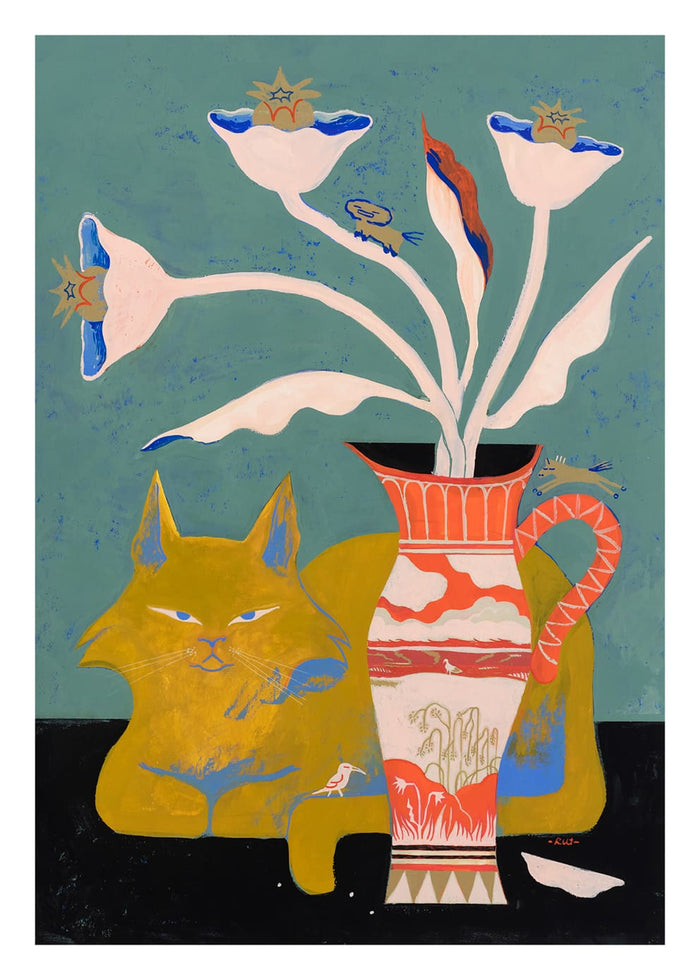 Cat and Jug by Rut Pedreño Criado
