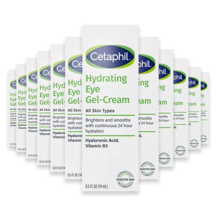 Cetaphil Hydrating Eye Gel Cream – 0.5 oz – 12 Pack