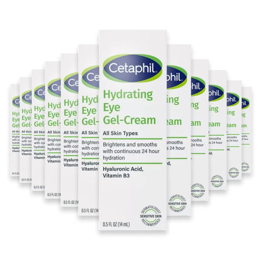 Cetaphil Hydrating Eye Gel Cream – 0.5 oz – 12 Pack