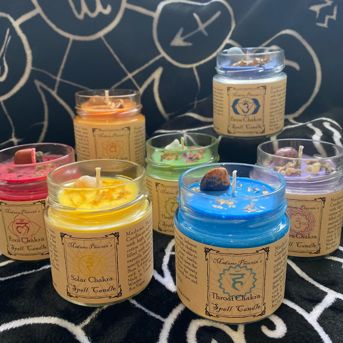 Chakra Healing and Balancing Spell Candles (FULL SET)