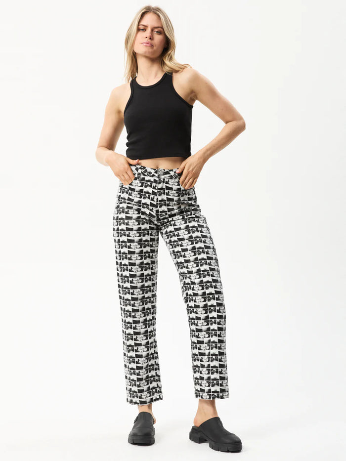 Chaos Shelby - Hemp Wide Leg Pants | Black-Image 1