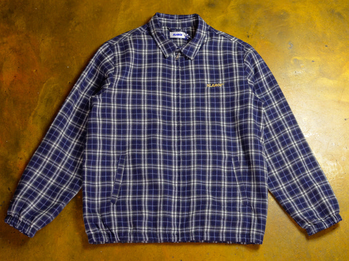 Check Jacket - Navy