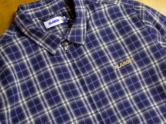 Check Jacket - Navy