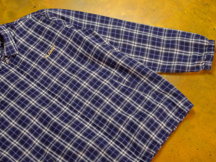 Check Jacket - Navy