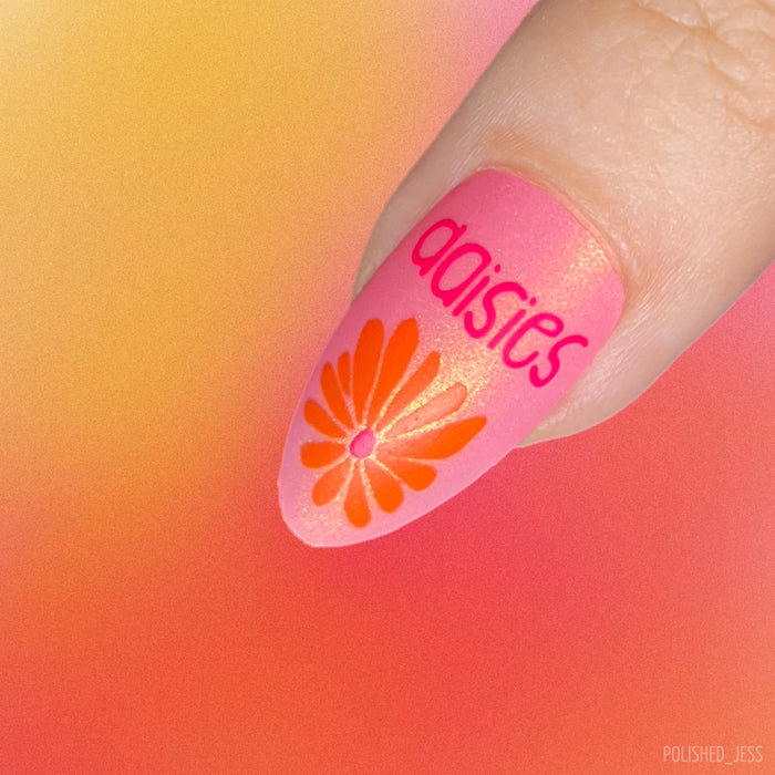 CjS-363 - Breathe-Floral  | Clear Jelly Stamping Plate