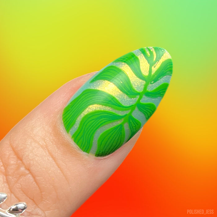 CjS-365 - Urban Garden    | Clear Jelly Stamping Plate