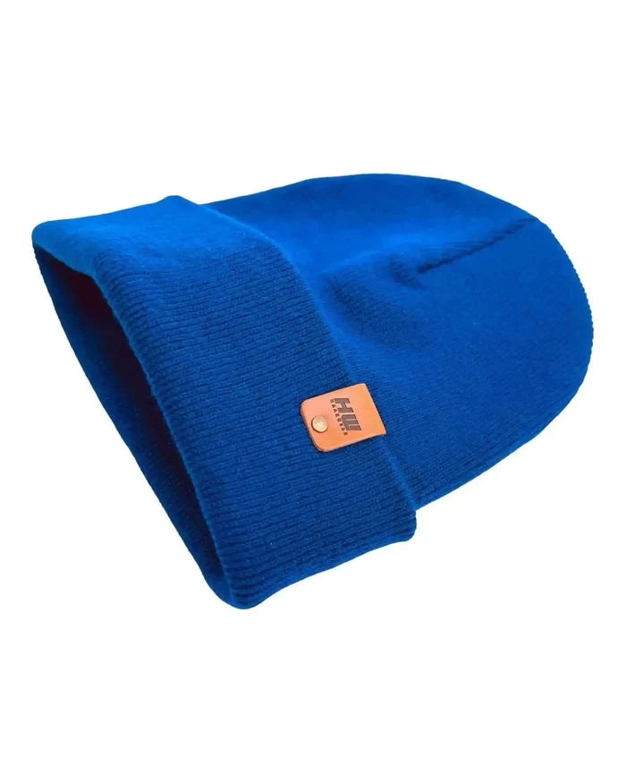 Classic Cuffed Beanie, Sapphire Blue